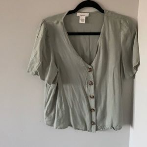 Green blouse
